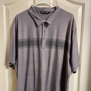Travis Mathew Gray Polo Shirt XXXL